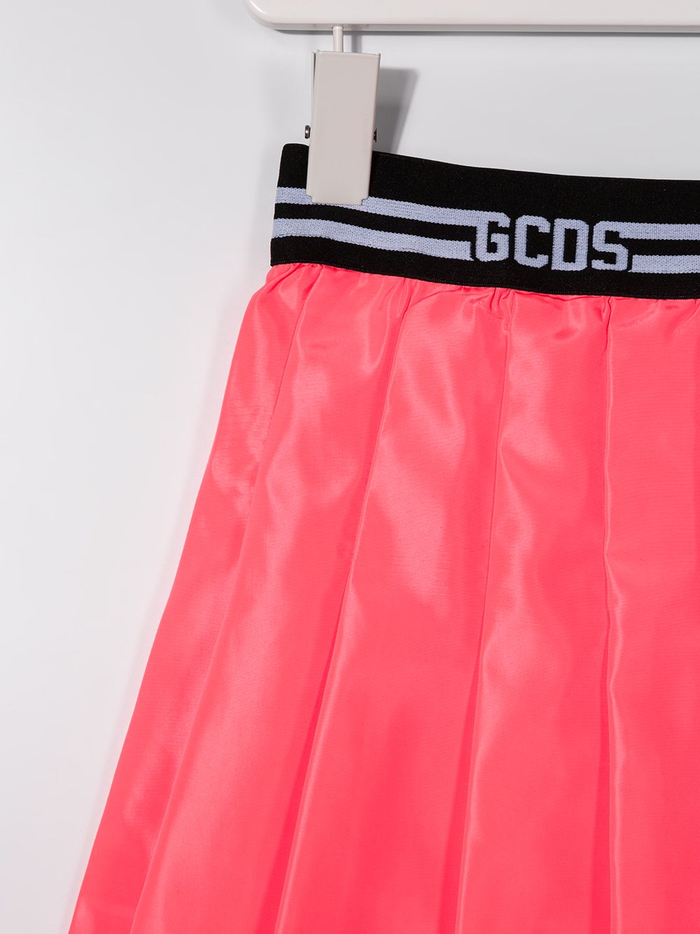 фото Gcds kids logo lined a-line skirt