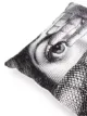 Fornasetti Lina Cavalieri-print reversible cushion