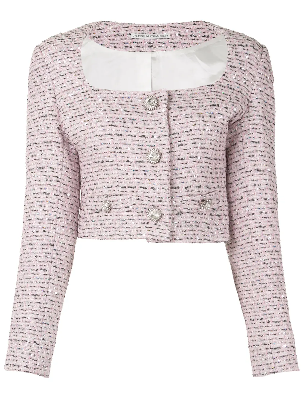 Alessandra Rich Bestickte Jacke COc9R 6S0Rk Alessandra Rich Bestickte Jacke COc9R 6S0Rk