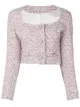 Image 1 of Alessandra Rich embroidered fitted jacket