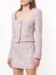 Alessandra Rich embroidered fitted jacket