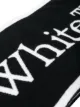 Off-White LOGO FELTED WOOL SCARF  BLACK WHITE