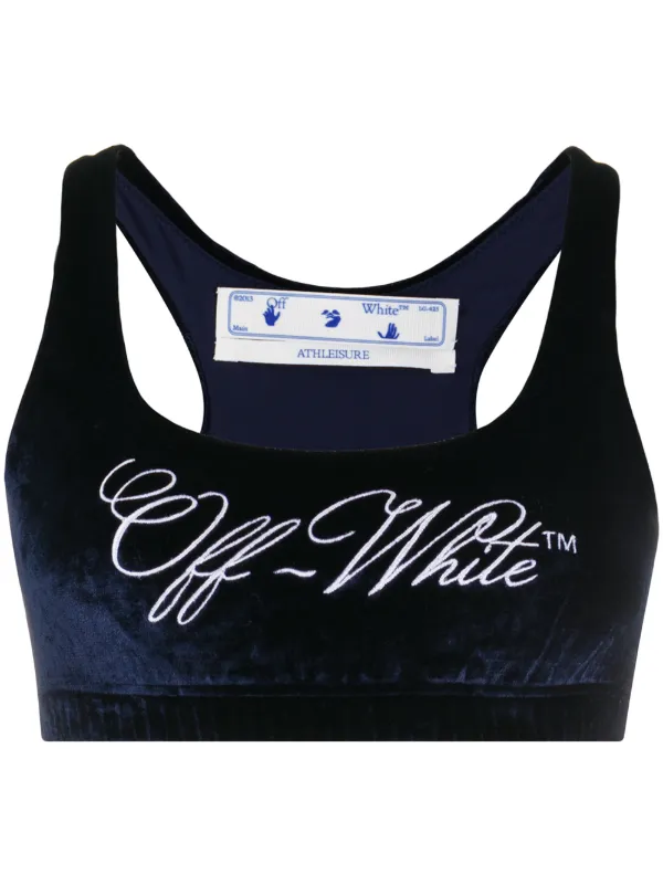 off white brand sports bra