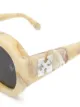 Off-White marbled-effect pilot-frame sunglasses