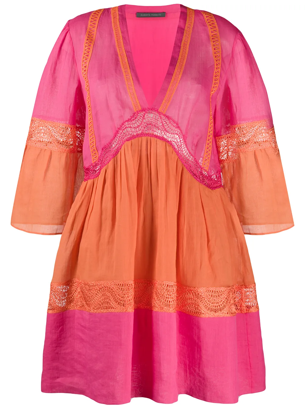 Alberta Ferretti Kleid In Colour-Block-Optik SAvoT MEJ6m Alberta Ferretti Kleid In Colour-Block-Optik SAvoT MEJ6m