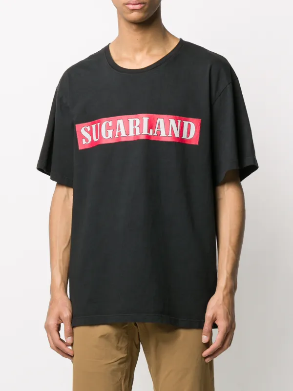 Shop Rhude Sugarland print T-shirt with 