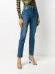 Off-White logo-embroidered straight-leg jeans