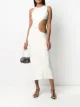 Image 2 of Off-White Open-Circle ribbed-knit dress