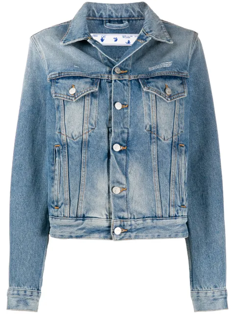 off white womens denim jacket