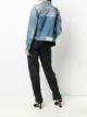 Image 2 of Off-White logo-embroidered short denim jacket