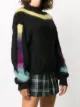 Off-White fuzzy knit Arrow logo jumper