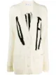 Image 1 of Off-White Graffiti logo intarsia cardigan