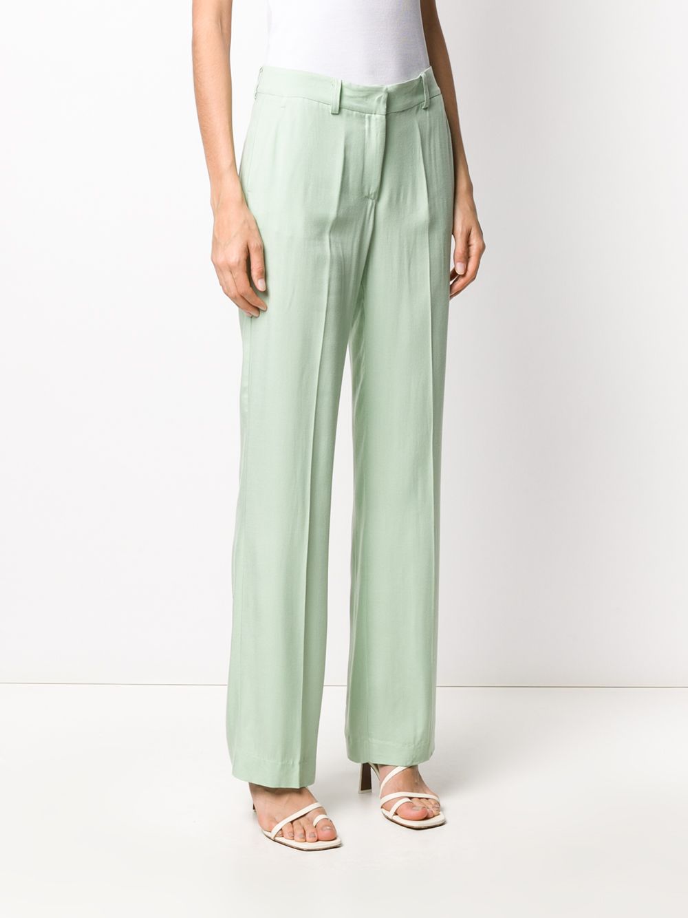 фото Hebe studio mid-rise straight leg trousers