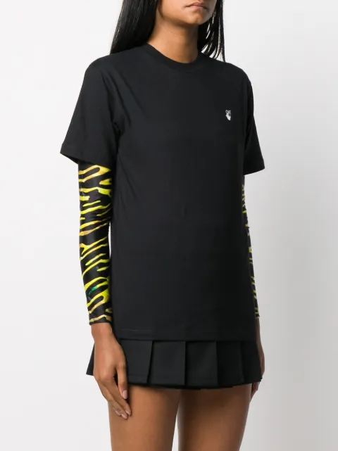 Shop Off-White floral-Arrows T-shirt with Express Delivery - FARFETCH