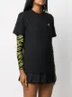 Off-White FLOCK ARROW CASUAL TEE BLACK GREEN