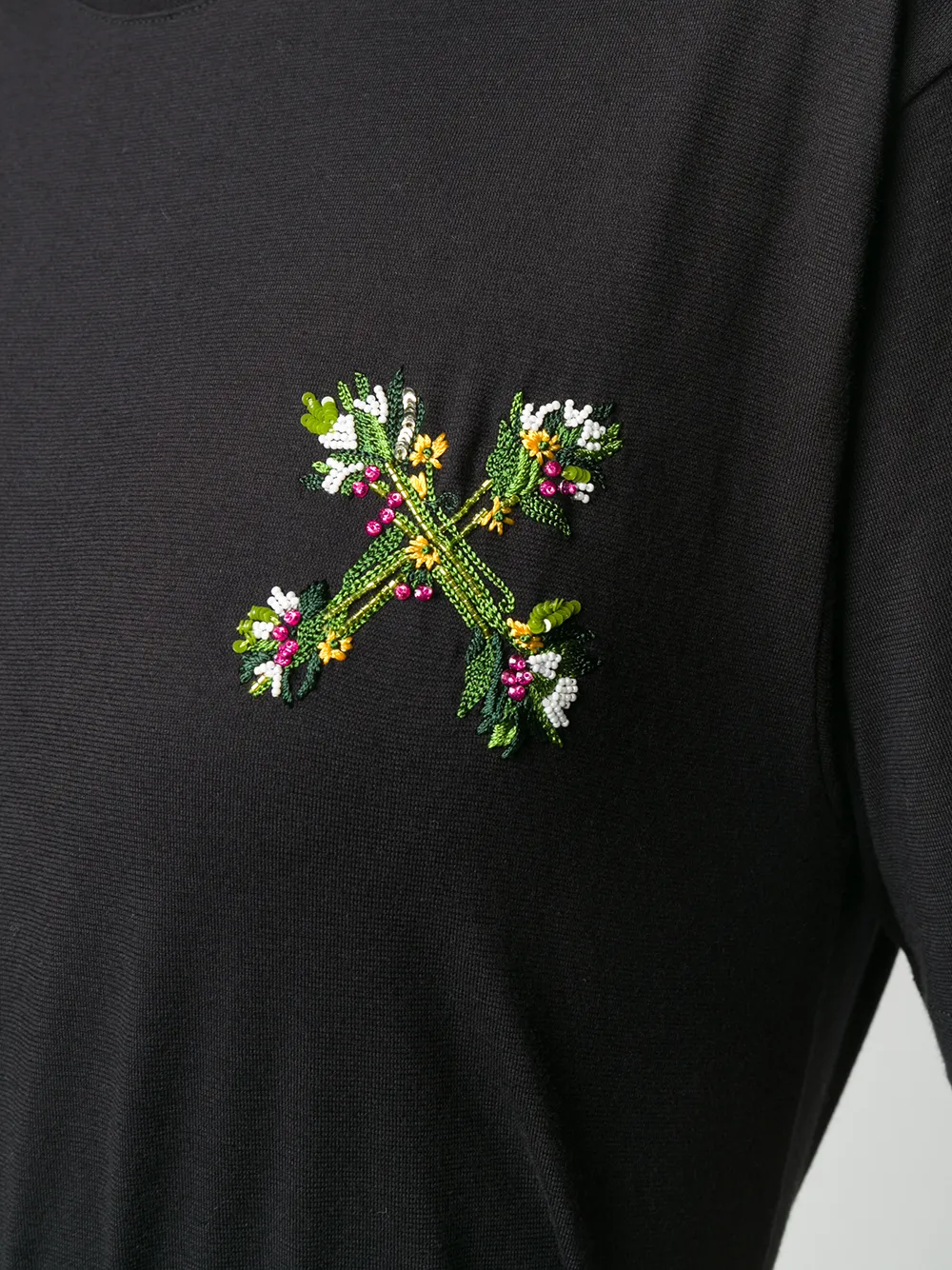 Off-white Black Mini Leaf Arrows T-shirt In Black