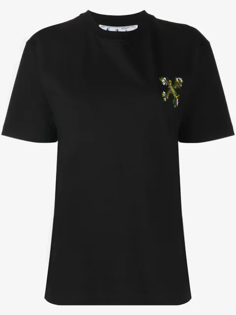 Off-White embroidered Arrow T-shirt