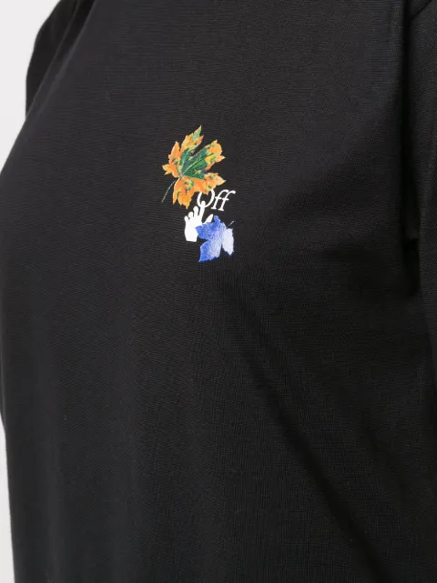 off white leaf tee