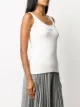 Off-White logo-print ribbed tank top