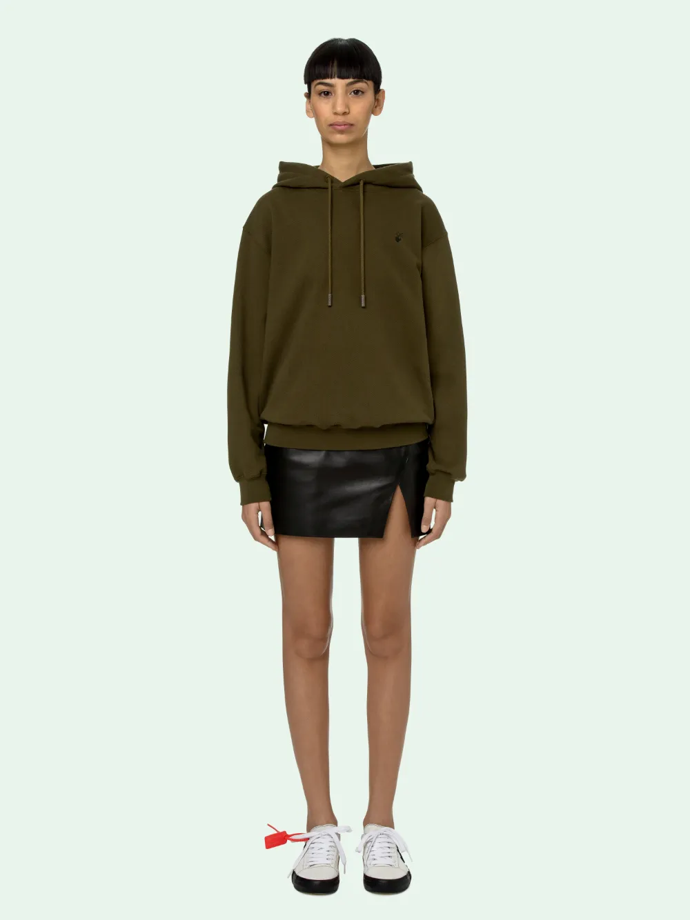 MILITARY FLOCK ARROWS HOODIE in green | Off-White™ Official CL