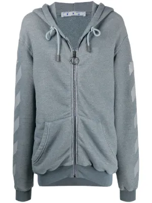 women's white zip up hoodie