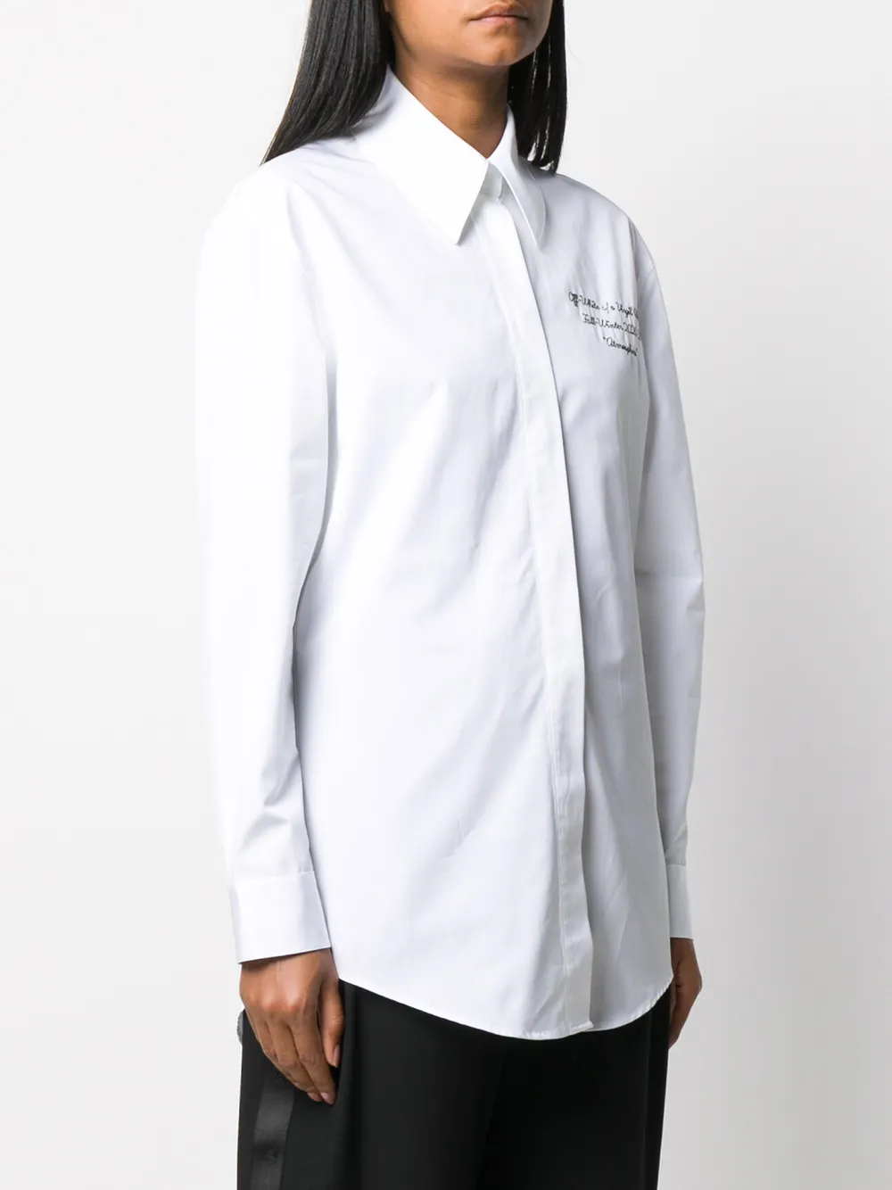  Off-white Embroidered Shirt 