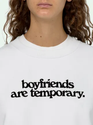 BOYFRIENDS CROP SWEATSHIRT | Off-White 