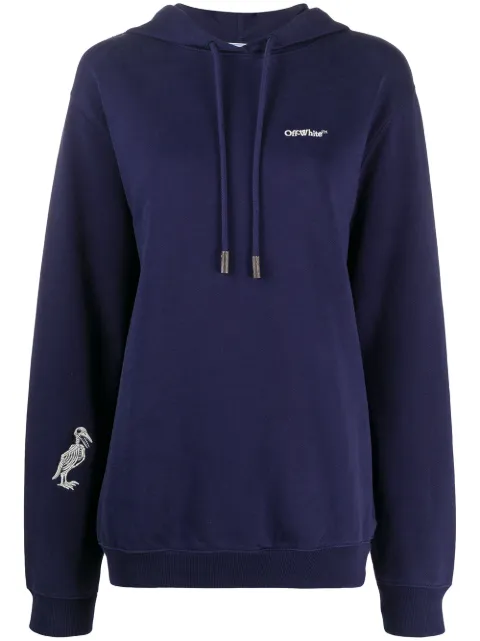 skeleton with blue hoodie