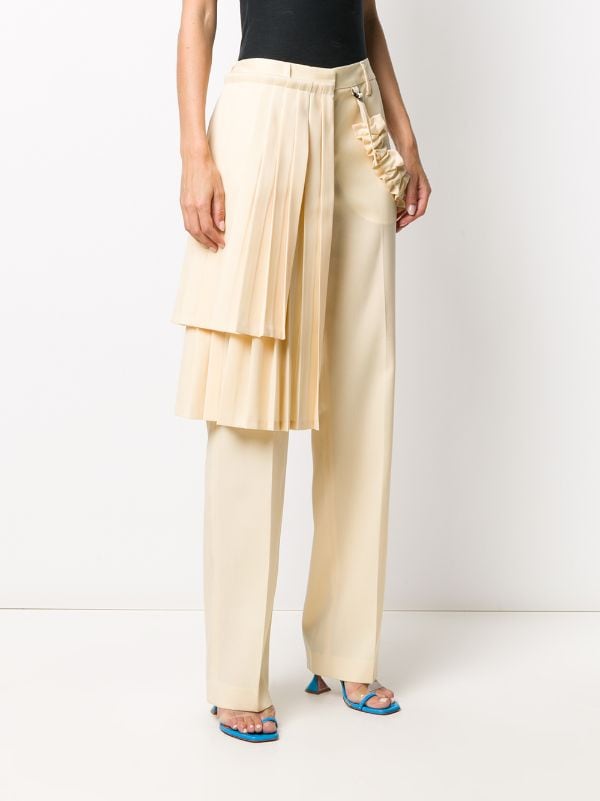 Pleated Trousers - Off White