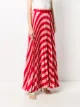 Black Coral pleated maxi skirt