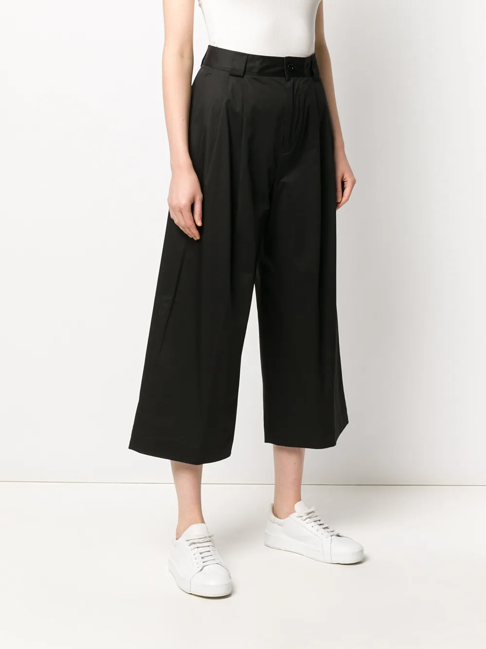  Woolrich Taillenhose Mit Bundfalten   Schwarz 