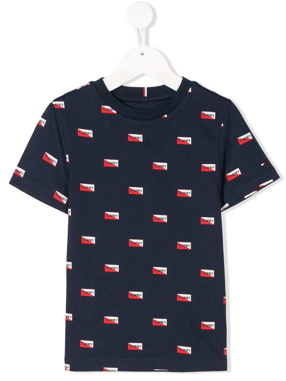 фото Tommy hilfiger junior all over logo print t-shirt