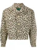 Jean Paul Gaultier Pre-Owned leopard print jacket - Yellow
