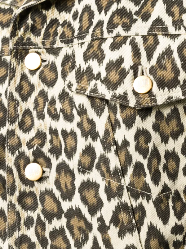 Jean Paul Gaultier Pre-Owned Leopard Print Jacket | Yellow | FARFETCH