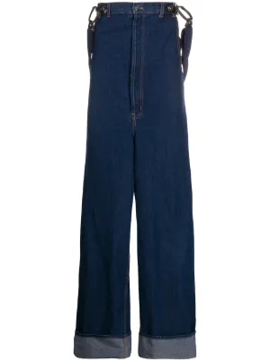 Jean Paul Gaultier Pre-Owned جينز بحمالات 1993