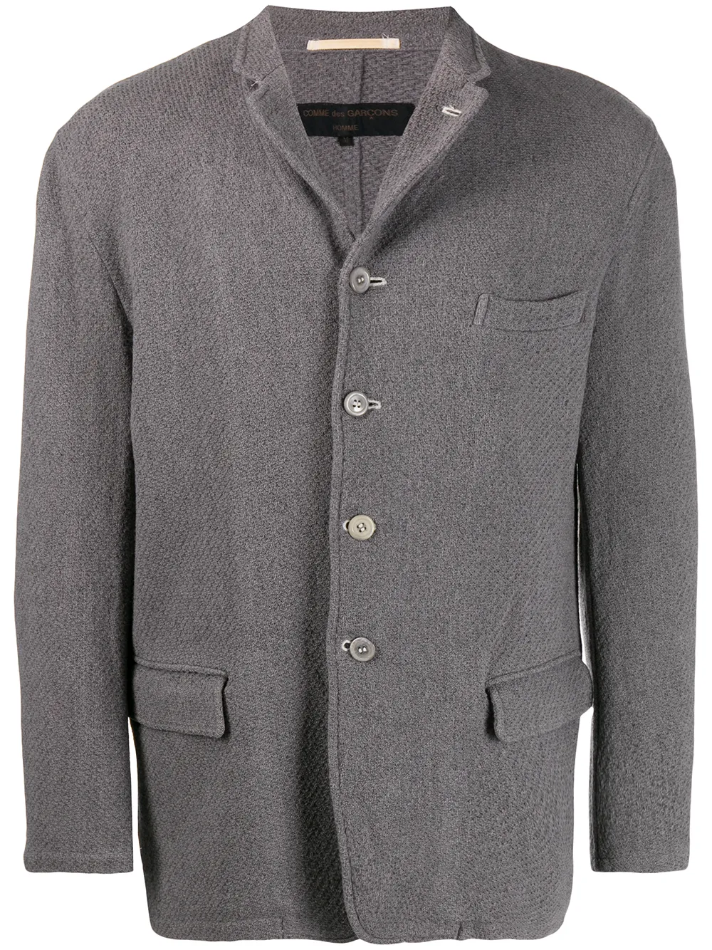 

Comme Des Garçons Pre-Owned saco con solapas de muesca 2000 - Gris