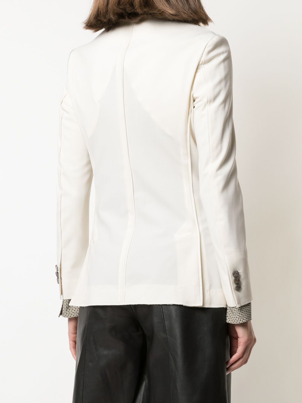 фото Maurizio miri contrast lapel blazer