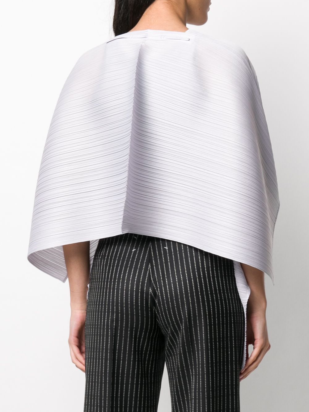 фото Pleats please issey miyake топ с запахом и складками