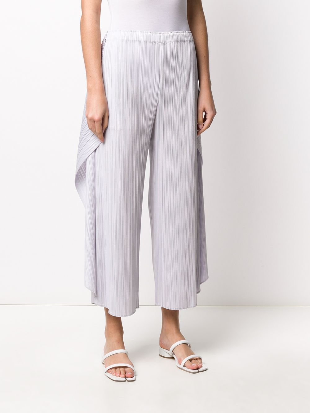 фото Pleats please issey miyake брюки со складками и драпировкой