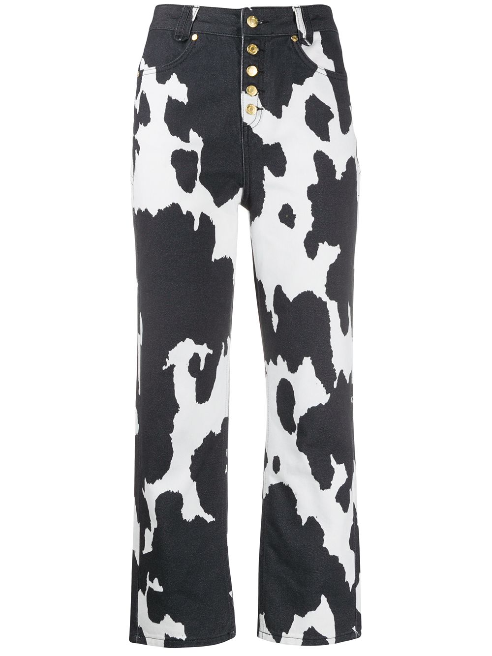 фото House of sunny cow print cropped jeans