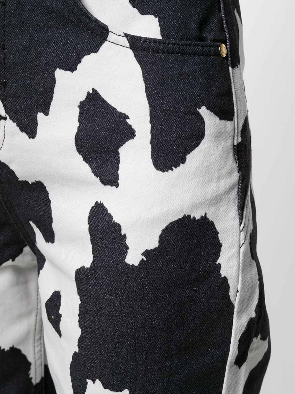 фото House of sunny cow print cropped jeans