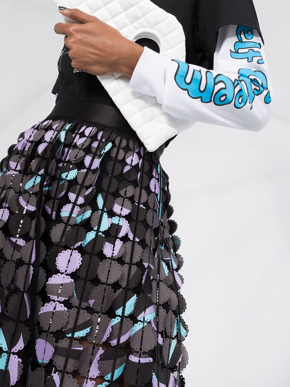 фото Emilio pucci юбка миди с пайетками из коллаборации с koche