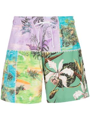 adidas mens floral swim shorts