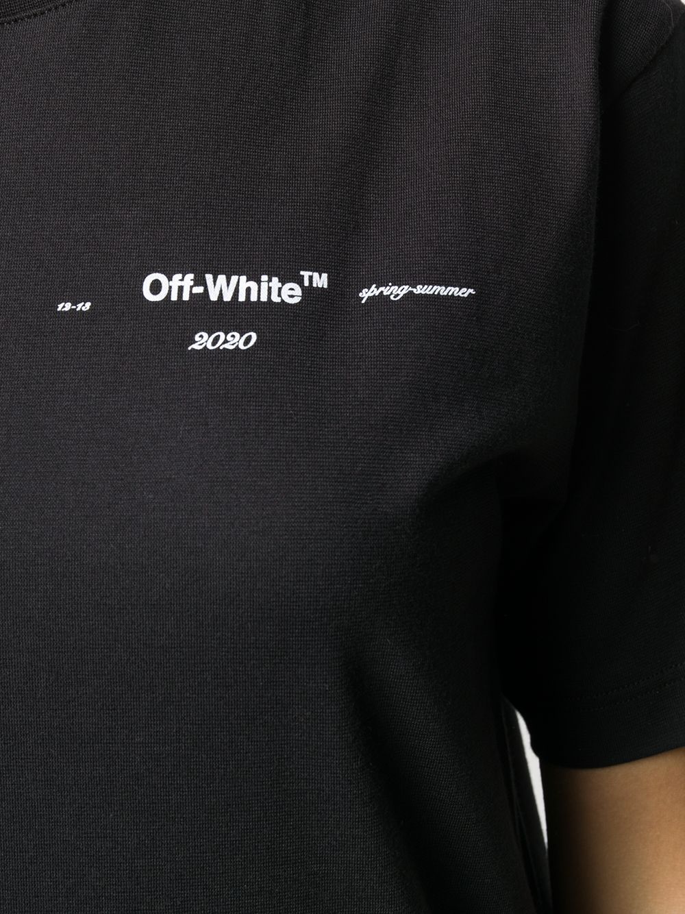 фото Off-white футболка с принтом