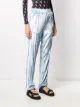 Palm Angels logo-printed velour joggers