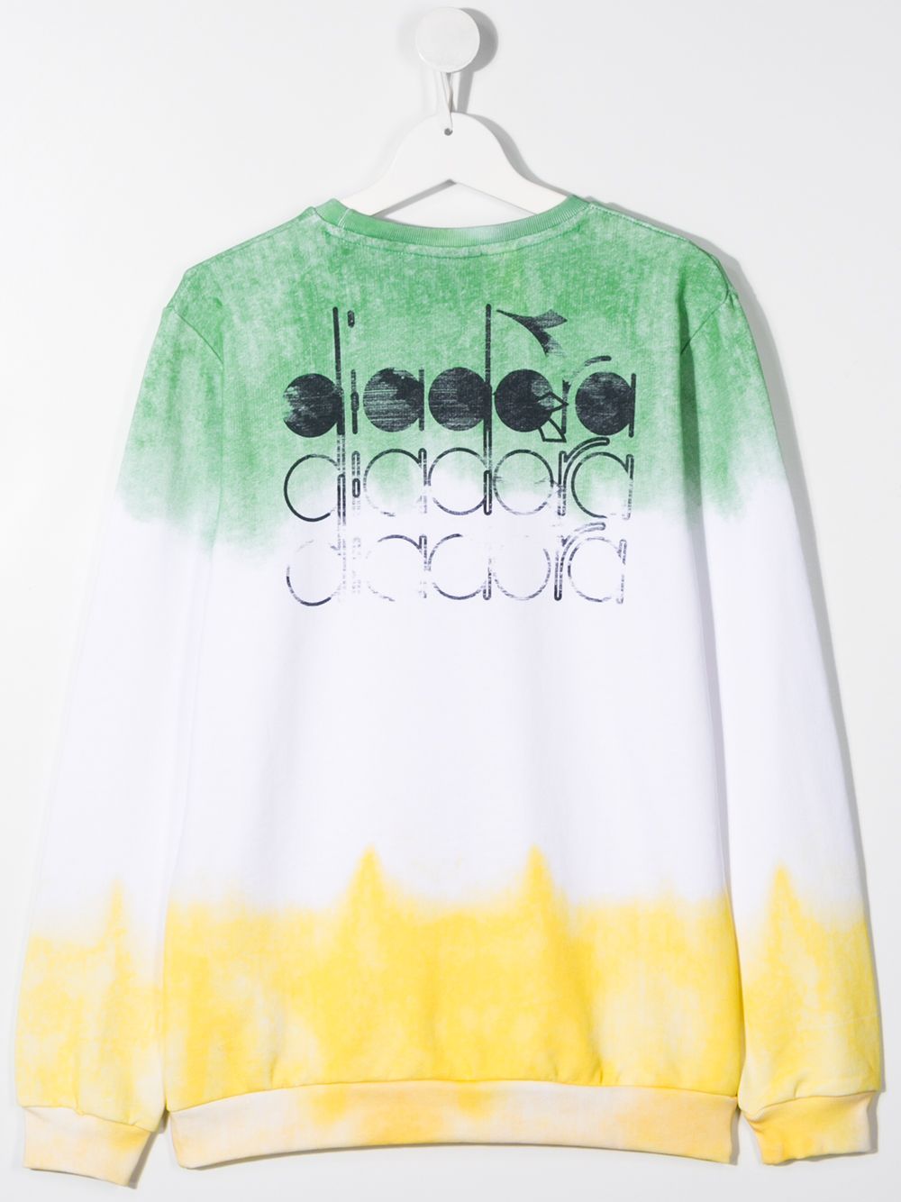 фото Diadora junior teen gradient logo print sweatshirt