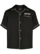 Image 1 of AMIRI Loving You satin pajama shirt
