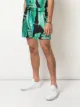 AMIRI banana leaf satin shorts