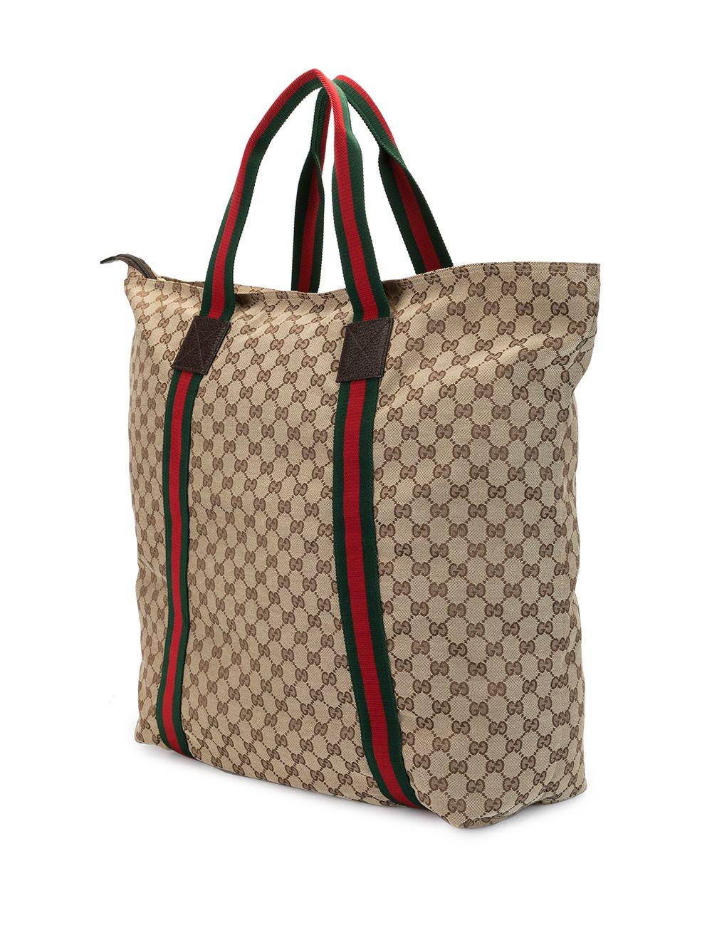 фото Gucci pre-owned сумка-тоут shelly line jumbo xl с монограммой gg