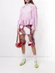 Image 2 of Comme Des Garçons square neck ruffled hem shirt